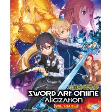 Sword Art Online: Alicization ( Tv 1 - 24 End ) DVD