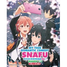 MY TEEN ROMANTIC COMEDY:SNAFU SEASON 1-3(VOL.1-38 END) DVD