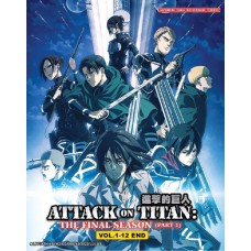 ATTACK ON TITAN : THE FINAL SEASON (PART 2)( VOL.1-12 END) DVD