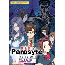 PARASYTE-THE MAXIM ( VOL. 1-24 END ) + LIVE ACTION MOVIE 1 + 2 DVD