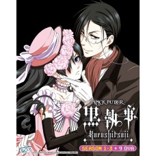 Black Butler - Kuroshitsuji Season 1-3 + 9 OVA DVD