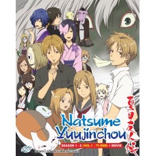 Natsume Yuujinchou Season 1 - 6 (TV 1 - 75 End + Movie) DVD